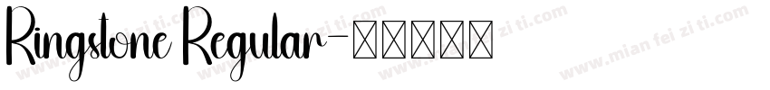 Ringstone Regular字体转换